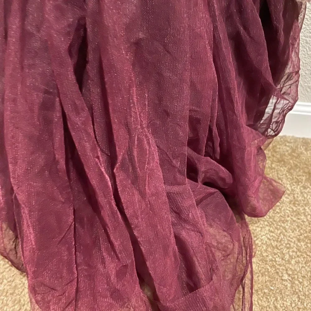 NWOT Princess Long Sleeve Backless Dress Size 5